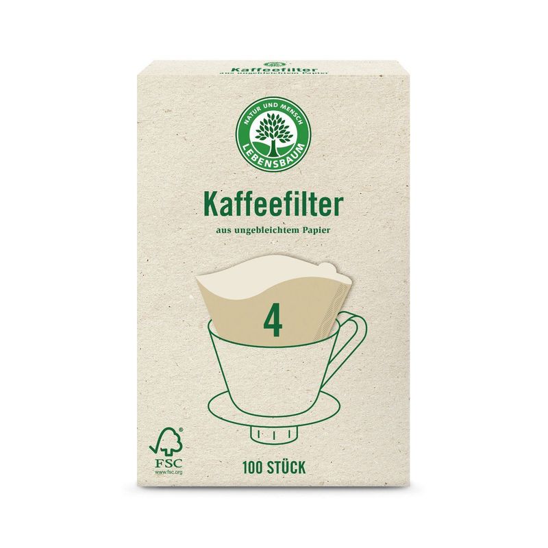 Kaffeefilter Gr. 4, ohne Zertifizierung