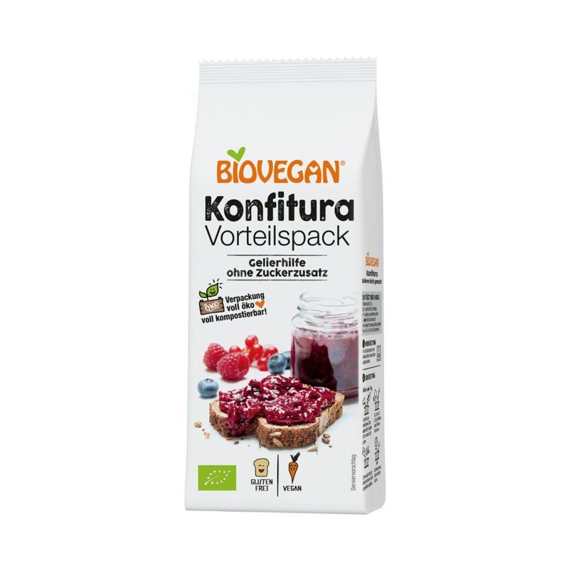 Konfitura Gelierhilfe ohne Zucker, EU Bio