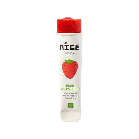 Fruchteis Quetschtüte Pure Erdbeere einzel, EU Bio