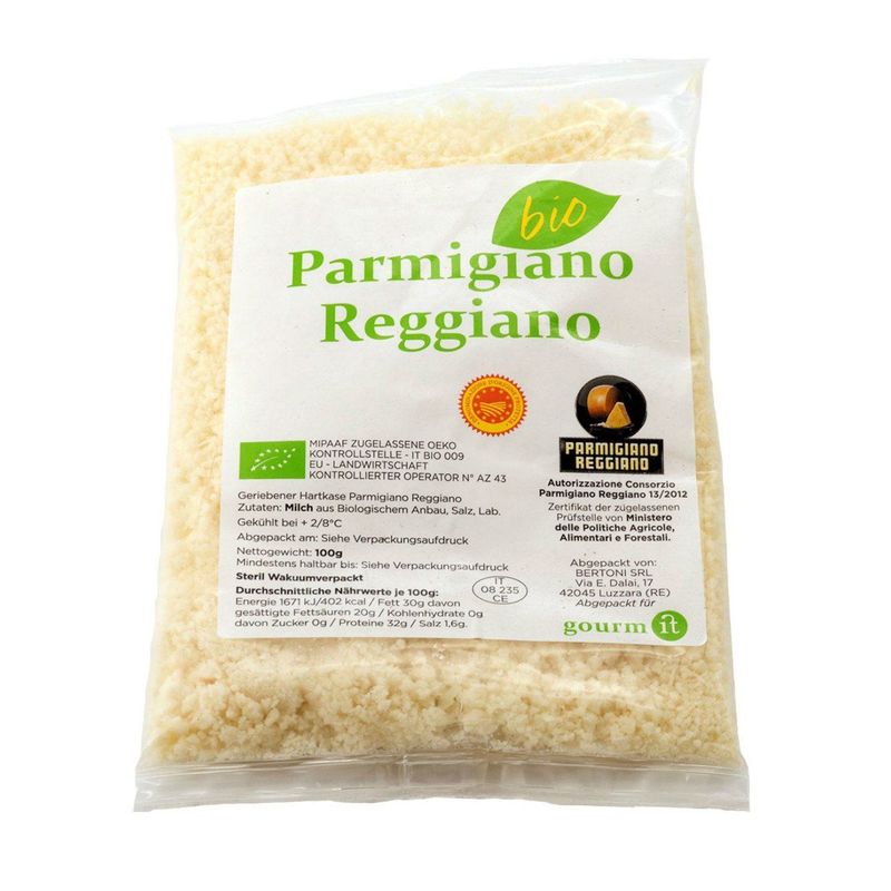 Parmigiano Reggiano gerieben, EU Bio