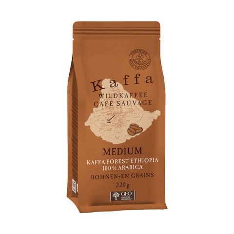 Wildkaffee Kaffa Medium Bohnen, EU Bio / FLO-Fairtrade