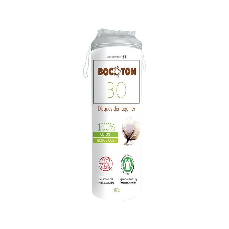Wattepads rund, ECOCERT