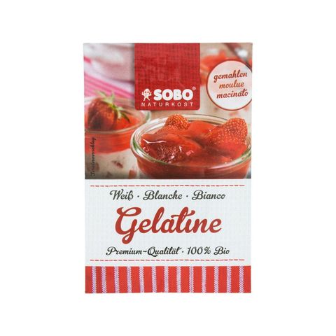 Gelatine weiss gemahlen, EU Bio