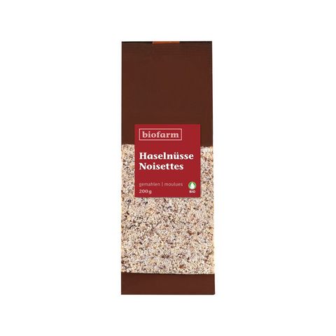 Haselnüsse gemahlen, Bio Knospe