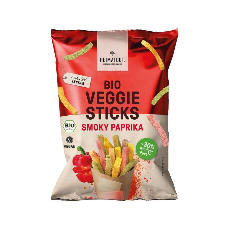 Veggie Sticks Smoky Paprika, EU Bio