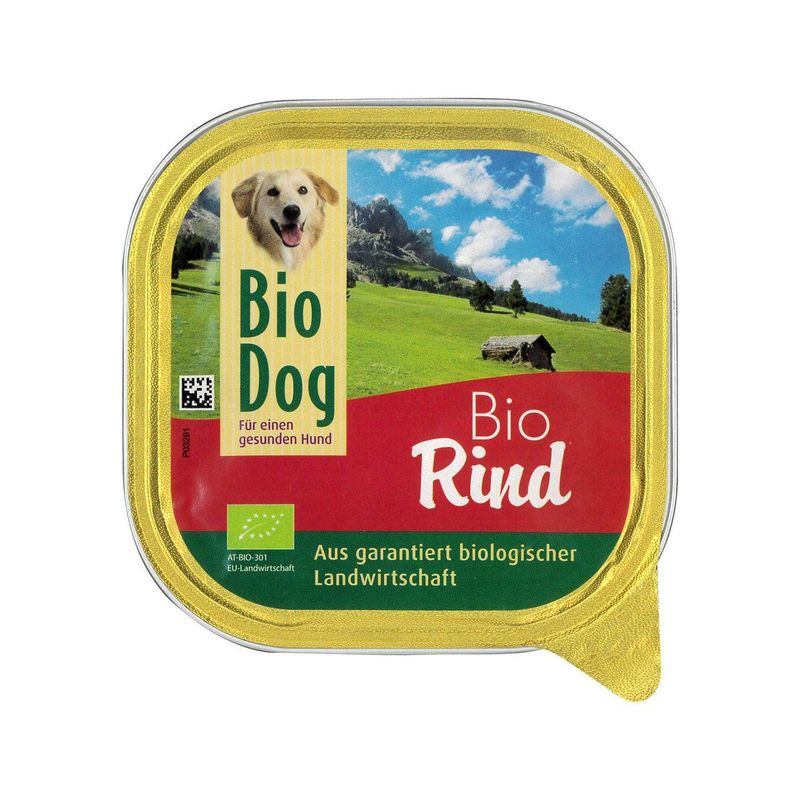 Hundefutter Rind, EU Bio