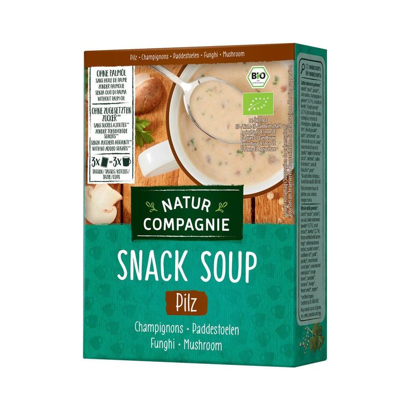 Instant-Suppe Pilz, EU Bio