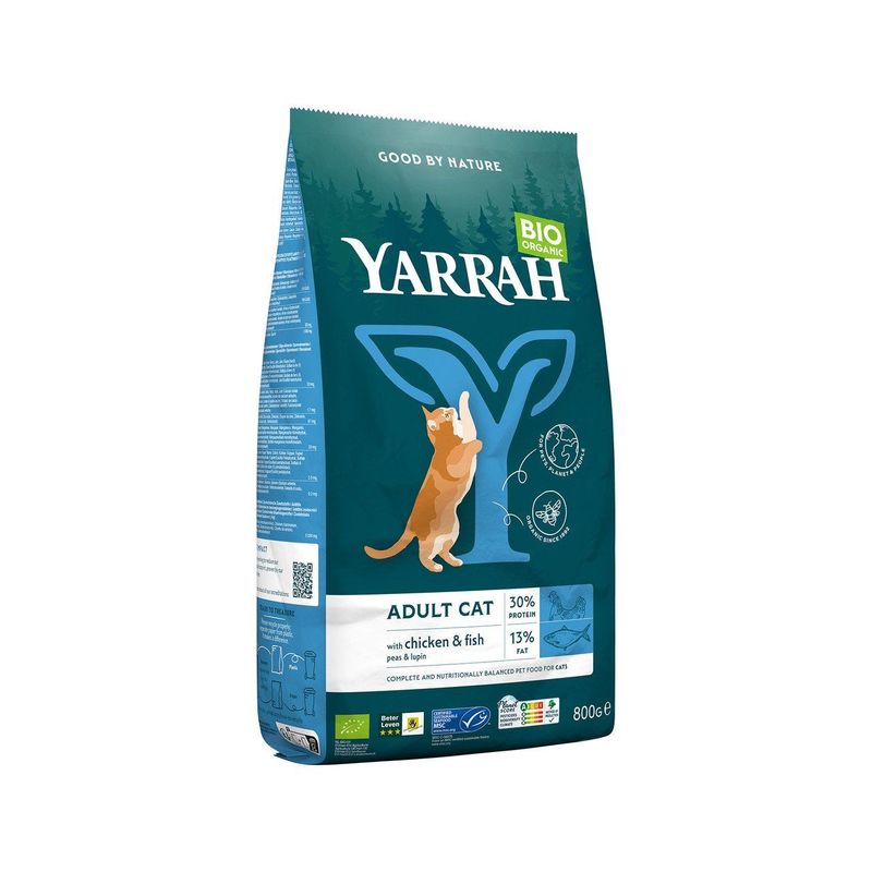Katzenfutter Adult Cat Huhn & Fisch, EU Bio
