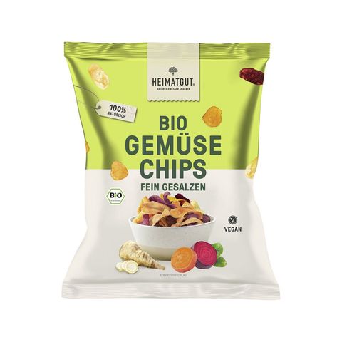 Gemüse Chips fein gesalzen, EU Bio