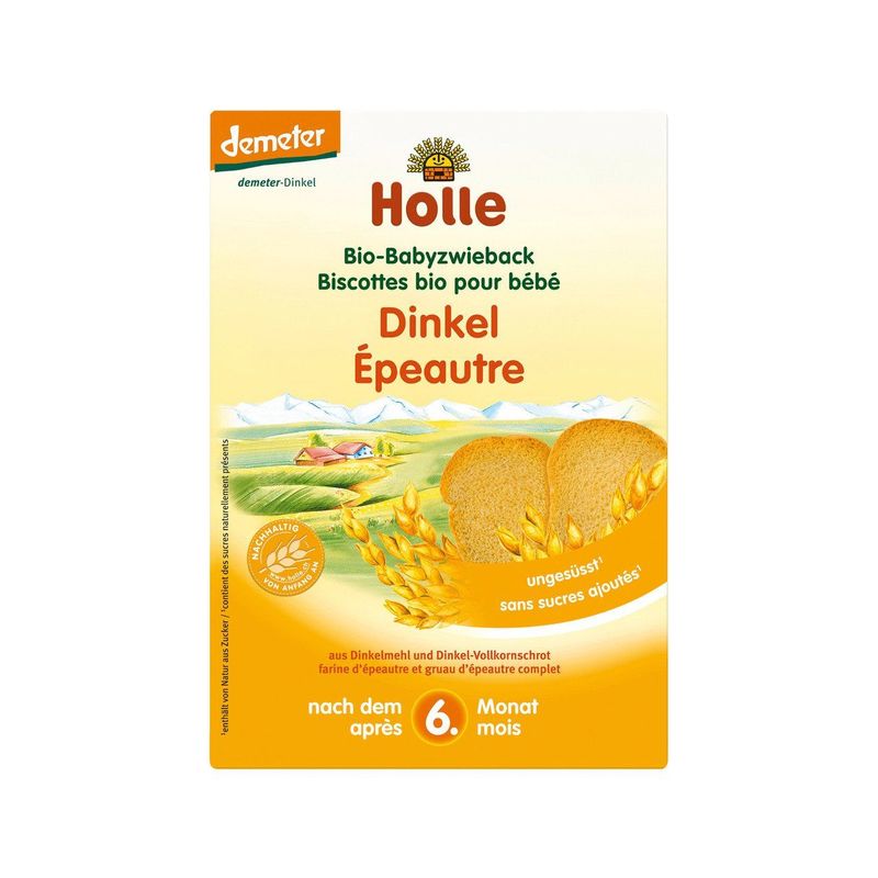 Babyzwieback Dinkel, Demeter