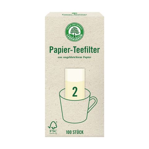 Teefilter Papier Gr. 2 (für 1 l), ohne Zertifizierung