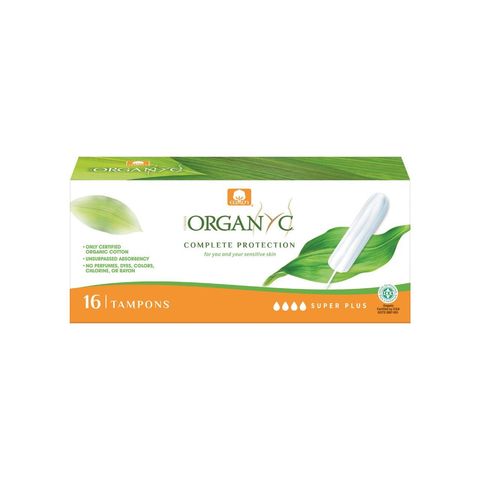 Tampons Super Plus, GOTS Global Organic Textile Standard
