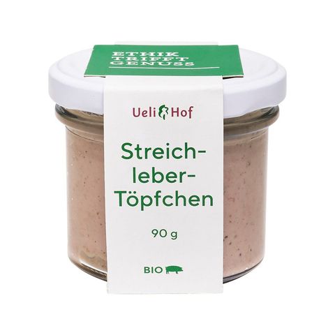 Streichlebertöpfchen, Bio Knospe Schweiz