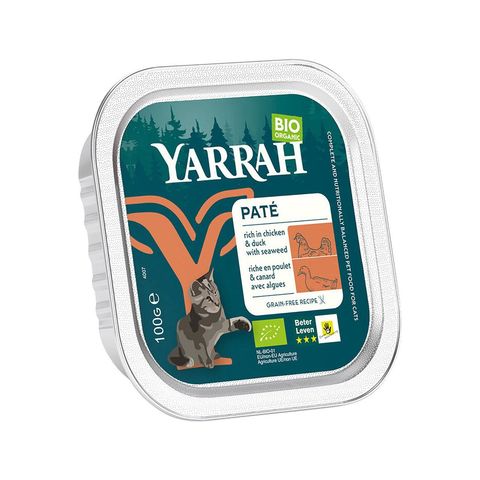 Katzenfutter Bio Paté Huhn & Ente, EU Bio
