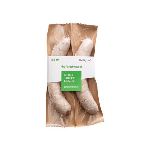 Saucisse à rôtir de la ferme, Bio Knospe Schweiz
