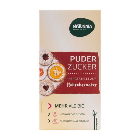 Puderzucker aus Roh-Rohrzucker, EU Bio