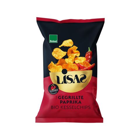 Kesselchips Gegrillte Paprika, EU Bio