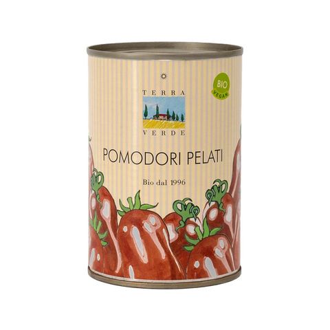 Pomodori pelati lattine Terra Verde, EU Bio