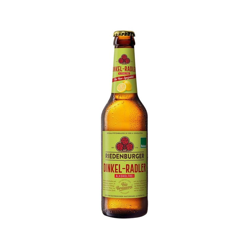 Dinkel-Radler naturtrüb, alkoholfreies Bier, EU Bio