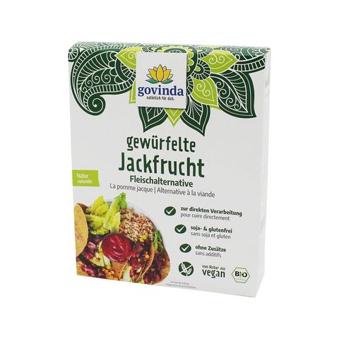Jackfrucht-Fruchtfleisch Würfel, EU Bio