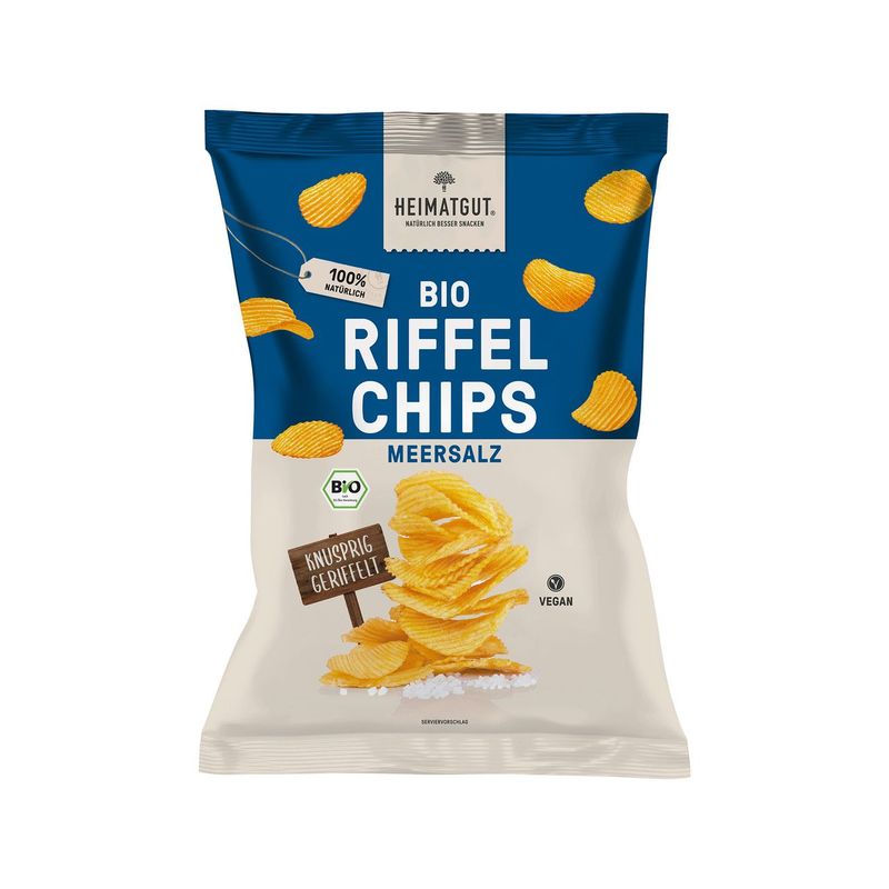 Riffel Chips Meersalz, EU Bio