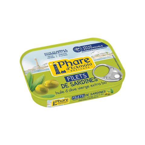 Sardinenfilets in Bio-Olivenöl, ohne Zertifizierung