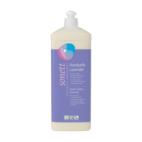 Handseife Lavendel, Nachfüllflasche, Natural Cosmetic Standard - Organic