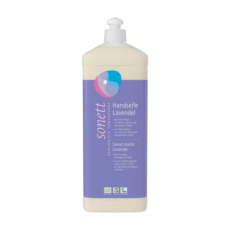 Handseife Lavendel, Nachfüllflasche, Natural Cosmetic Standard - Organic