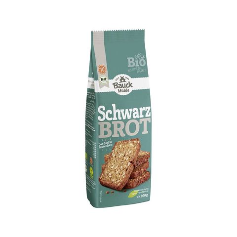 Brotbackmischung 'Schwarzbrot', glutenfrei, EU Bio