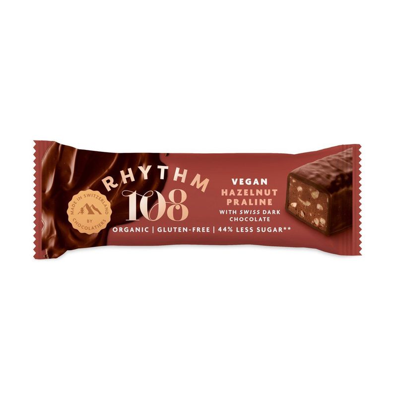 Hazelnut Praline Dark Chocolate Bar, EU Bio