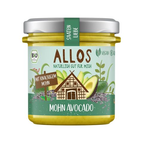 Brotaufstrich Saatenliebe Mohn und Avocado, EU Bio
