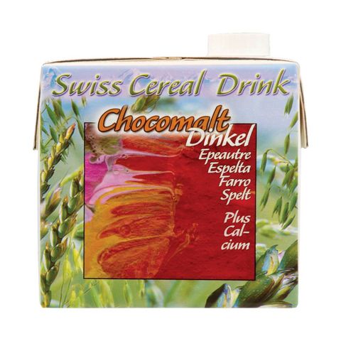 Swiss Cereal Drink Dinkel Chocomalt Plus Calzium, Schweizer Bio-Verordnung