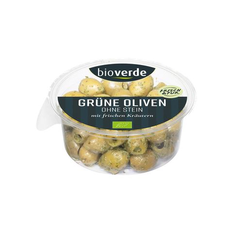 Oliven grün ohne Stein, EU Bio