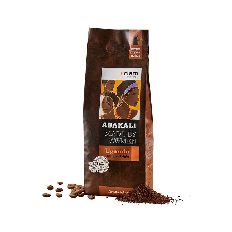 Abakali Kaffee gemahlen, Schweizer Bio-Verordnung / Fairer Handel (Claro; Hand in Hand; etc.)
