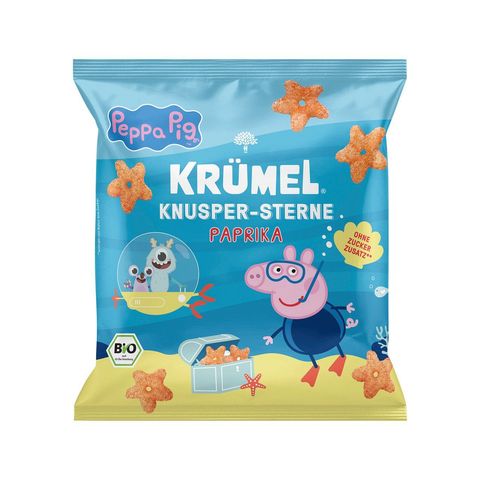 Knusper-Sterne Paprika, Peppa Pig, EU Bio