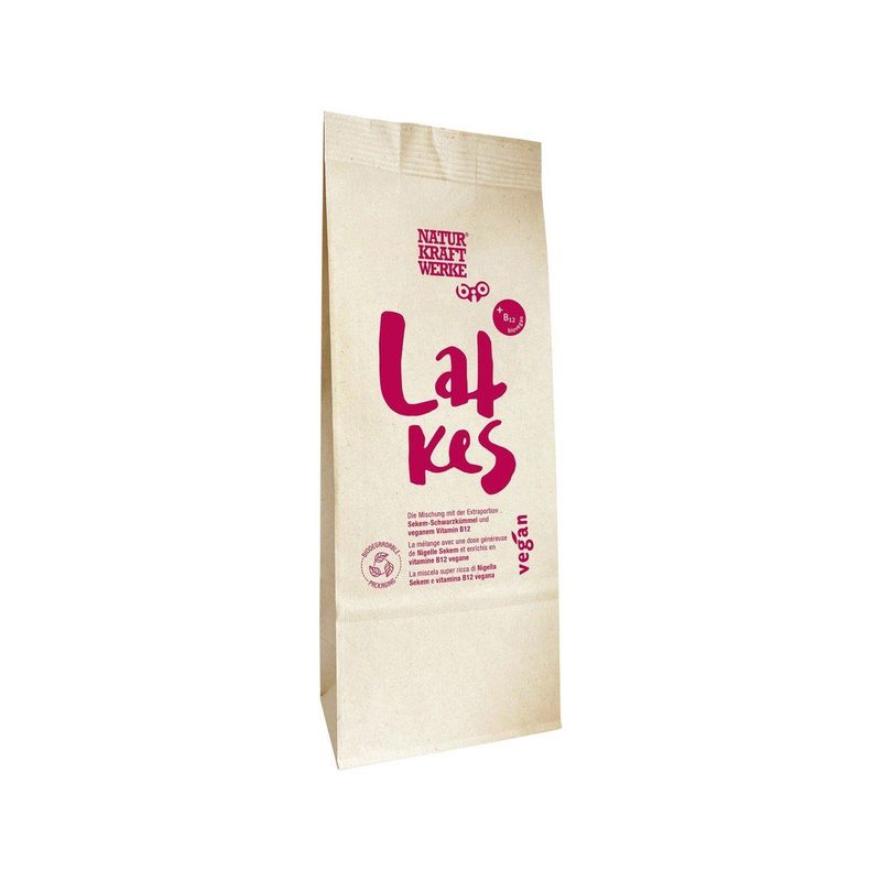Latkes Fertigmischung mit Vitamin B12, Schweizer Bio-Verordnung