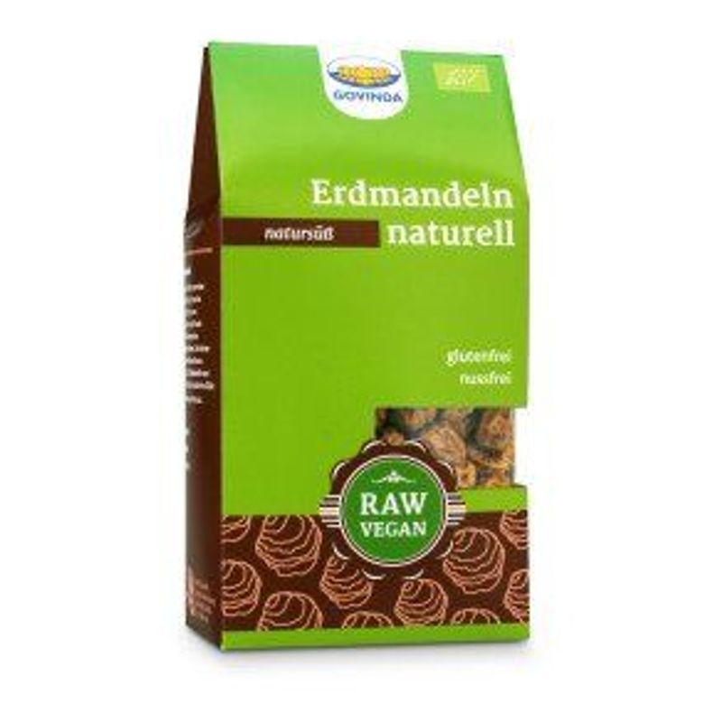 Erdmandeln naturell, ganz und geröstet, EU Bio