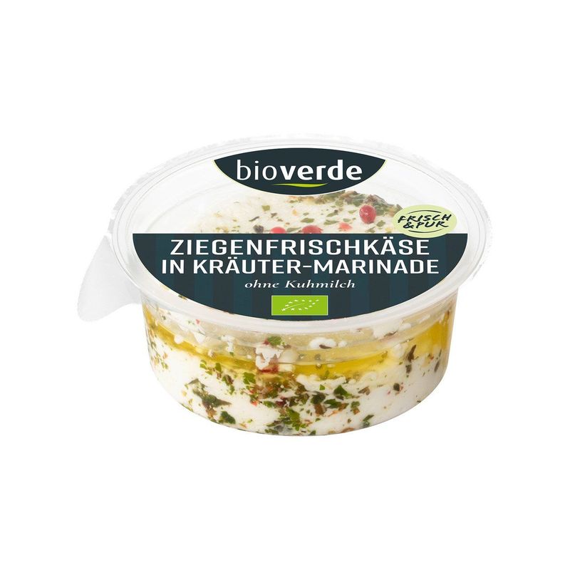 Ziegenfrischkäse in Kräuter-Marinade, EU Bio