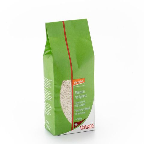 Griess Weichweizen voll (Bioverita), Demeter