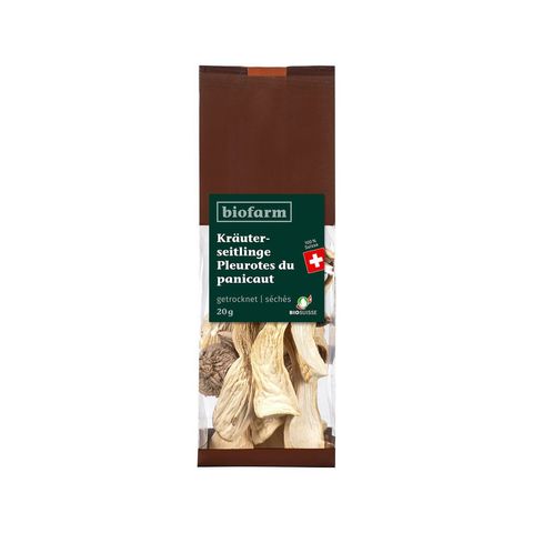 Kräuterseitlinge getrocknet, Bio Knospe Schweiz