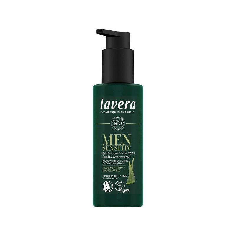 Men Sensitiv 2in1 Gesichtswaschgel, NaTrue