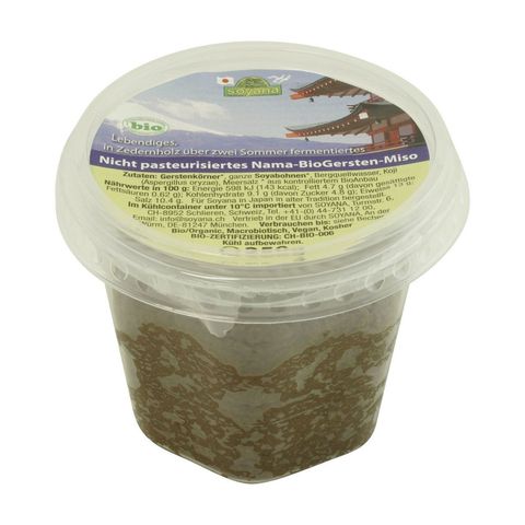Nama Miso, Schweizer Bio-Verordnung