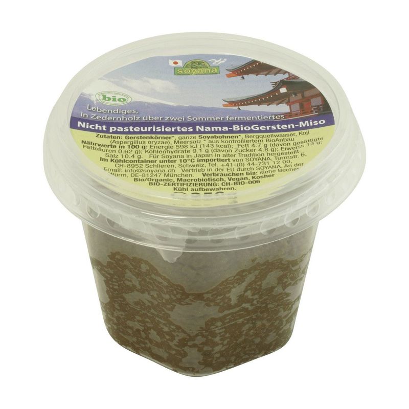 Nama Miso, Schweizer Bio-Verordnung