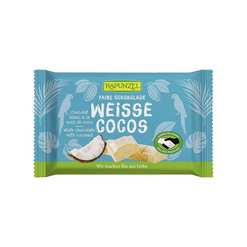 Schokolade Cocos, HiH, EU Bio / Fairer Handel (Claro; Hand in Hand; etc.)