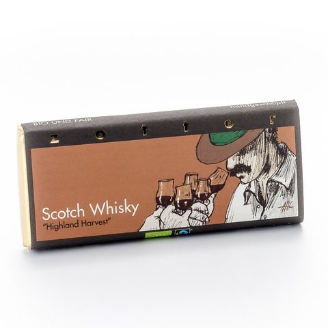 Schokolade Scotch Whisky "Highland Harvest", EU Bio