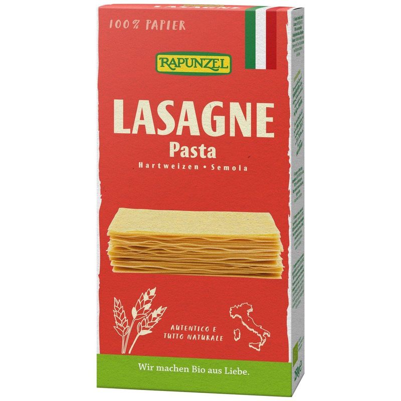 Lasagne-Platten semola, EU Bio