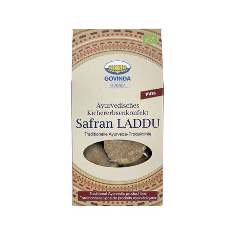 Laddu Safran - Ayurvedisches Kichererbsenkonfekt, EU Bio