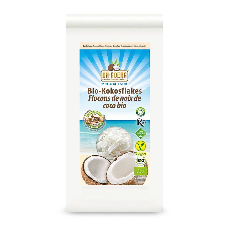 Kokosflakes roh, EU Bio