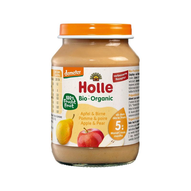 Apfel und Birne Kindernahrung, Demeter