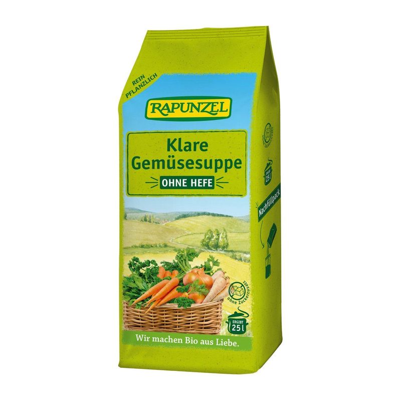Klare Suppe ohne Hefe, EU Bio